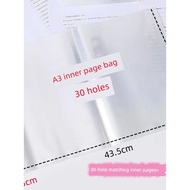 fail dokumen file organizer Beg halaman dalaman a3 beg halaman dalaman mendatar 30 lubang beg fail b