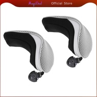 MagiDeal Prettyia   2pcs   Golf   Hybrid   UT   Club       Head   Cover   Headcover