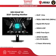 MSI G244F E2 23.8" Gaming Monitor | 1ms (GTG) | 180Hz | FHD | Rapid IPS | HDMI & DP | Headphone-out 