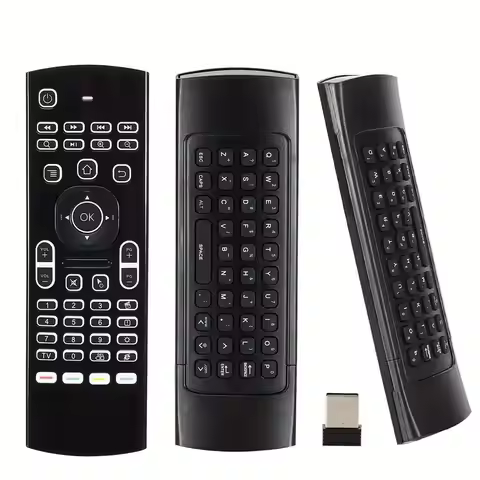 MX3 Backlit Air Mouse Remote Control 2.4G RF Wireless Keyboard For Android TV Box X96 Mini H96 MAX f