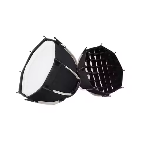 Andoer 30cm/ 11.8in Mini Octagonal Softbox with Removeable Diffuser Cloth Honeycomb Grid Compatible 