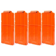 Soft Bullet 4pcs Clips 12 Bullets Dart Gun Clips Magazine Clip for Nerf Toy Dart Gun