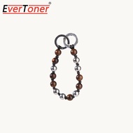 Evertoner thời trang sáng tạo hạt tràng gỗ đàn hương Dây đeo túi Keyring Phụ kiện túi dây điện thoại