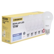 Lampu bohlam LED KRISBOW 11 WATT isi 5