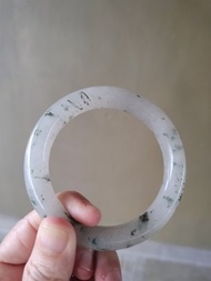 原Miss feng-天然水沫玉飘墨綠玉手鐲手鐲