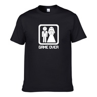 GAME OVER (UP TO 7XL) Wedding Marriage Slogan Statement Funny Fun UNISEX T-SHIRT