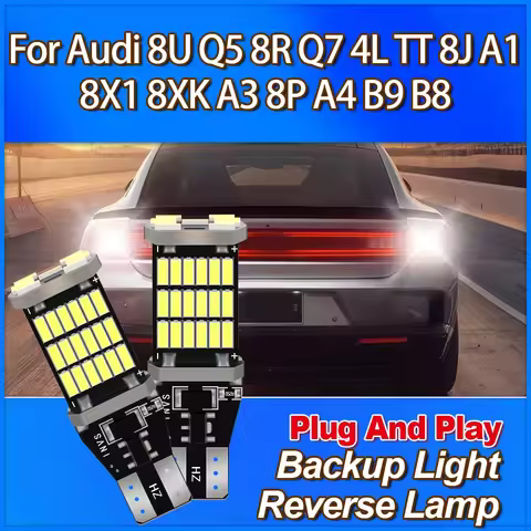 T15 W16W 921 912 High Power Backup Rear Light 6W LED Reverse Lamp For Audi 8U Q5 8R Q7 4L TT 8J A1 8