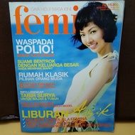 majalah FEMINA no.23 juni 2005 cover Felicia Marina Moalim