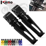 For Yamaha T-MAX530 T-MAX500 TMAX 530 500 Motorcycle Accessories Foot Pegs Pedals CNC AluminumRear Passenger Footpegs