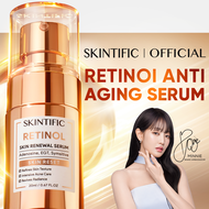 SKINTIFIC - Retinol Skin Renewal Serum 20ml | Retinoid Memudarkan Garis Halus Memudarkan Kerutan Men