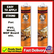 【🔥READY STOCK】Wainscoting / X'TRASEAL X'BOND Xbond Glue Maxbond Xtraseal for Wall Skirting PVC Foam Wood Shiplap MDF