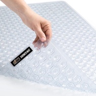GORILLA GRIP Patented Bath Tub Shower Mat, Machine Washable Bathtub Floor Liner Mats, Suction Cups a