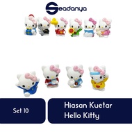 Hello Kitty Cake Decorations Set of 10/ Decorations / Display / Toys - Cake Supplies Cakes Cakes Cak