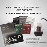 HWC Coffee [Gift Set] Classic Drip Bag 24 Sachets I Mix Flavours Specialty Coffee