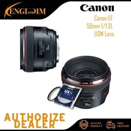 Canon EF 50mm f/1.2L USM Lens (Canon Malaysia 1 Year Warranty)