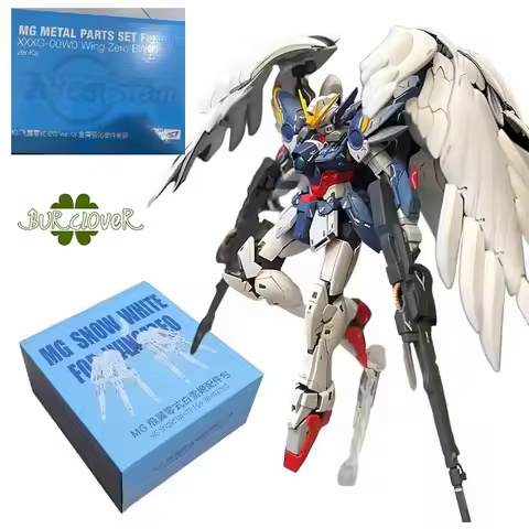 MG METAL PARTS SET FOR XXXG-00W0 WING ZERO EW SNOW WHITE FOR WINGZREO Anime Action Figures Toys For 