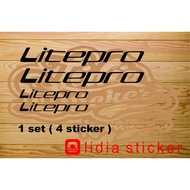 Litepro sticker litepro Bike sticker cutting ssticker litepro