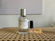 Lelabo le labo the noir 29 黑茶decant 2ml /香水/perfume sample /小樣分裝瓶/ 分瓶/