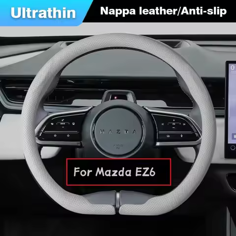 For Mazda EZ6 2024 Steering Wheel Cover Interior Ultra-thin Car Handle Cover EZ-6 Accessories Interi