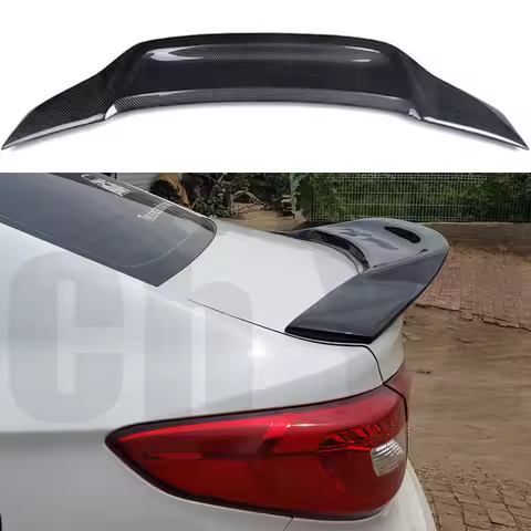 For 2015-2017 Nine Generations Sonata 9 100%Real Carbon Fiberhighquality Rear Spoiler Trunk Lid R St