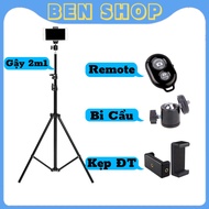 TikTok Livestream Phone Stand Light Stand for Photography, Videography, Ball Bearing, Phone Clip Hea