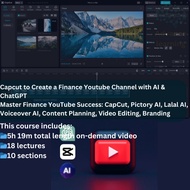 Capcut to Create a Finance Youtube Channel with AI & ChatGPT【video courses】