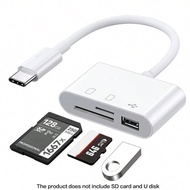 Versatile 3-In-1 SD Card Reader With OTG - Fast USB 3.0 & 2.0 Compatibility Compatible With Macbook,
