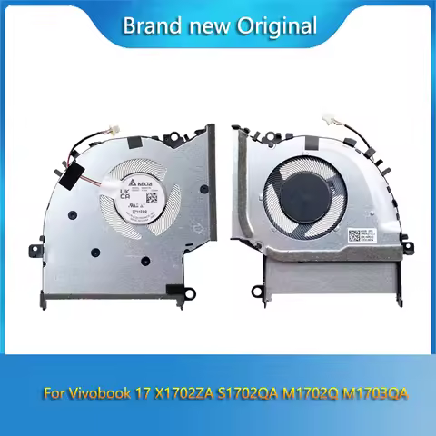 Brand New Original CPU GPU Cooling Fan Radiator For ASUS Vivobook 17 X1702ZA S1702QA M1702Q M1703QA
