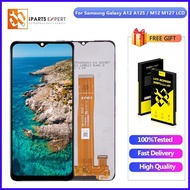 ☃ ☩ IPARTSEXPERT Original LCD For Samsung Galaxy A12 M12 LCD With Frame Display Touch Screen Digiti
