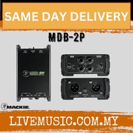 Mackie MDB-2P 2 Channel Stereo Passive Direct Box DI Box (MDB 2P/MDB2P)