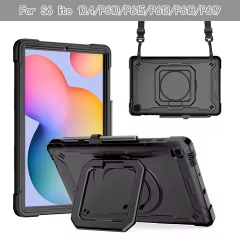 For samsung Galaxy Tab S6 Lite P620 P625 P627 10.4 2024 Case P610 P613 P615 P619 Kids Shockproof Pul