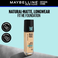 Maybelline Fit Me Matte + Poreless Liquid Foundation 30ml - SPF 22 Oil-Control 16H Longwear Face Mak