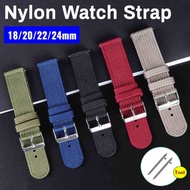 18mm 20mm 22mm 24mm Nylon Watch Strap for Seiko 5 Tuna Samurai Quick Release Watch Strap Canvas Weav