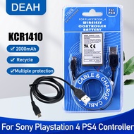 KCR1410 2000mAh Lithium Baery For SN PS4 Playstation 4 GamePad CUH- ZXTIE CUH-ZCTIU Wireless Controller Replacement Cell