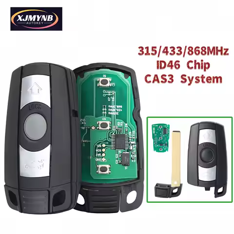 XJMYNB KR55WK49123 KR55WK49127 KR55WK49186 Remote Car Key For BMW 1/3/5/7 Series 2006-2012 X1 X6 Z4 