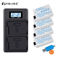 PALO 100% Original LP-E8 LPE8 LP E8 Baery Baerie AKKU + LCD Dual Charger for Canon EOS 550D 600D 650D 700D X4 X5 X6i X7i