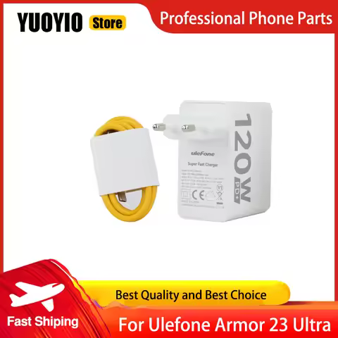 100% Original Power Adapter Charger Ulefone Armor 23 Ultra Phone Charger Official Quick Charging Ada