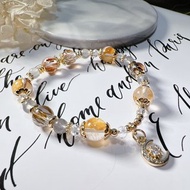 黃膠花 | 拉長石 | 魔鬼髮晶