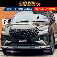 Perodua Ativa 2021-2025 Front Grille LEXUS Dark Knight Design Grilles Bodykit Body Kit Exterior Deco