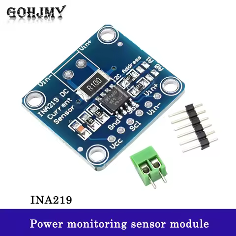 MCU 219 INA219 I2C interface zero drift bidirectional current/power monitoring sensor module