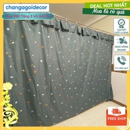 Ruffled sunshade curtain 1M8X1M/1M8X1M2/1M8X1M5/1M8X1M8/1M8X2M/1M8X2M8X2M2, planetary pattern