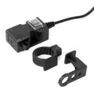547C 9-24v 1.0A 2.1A Double USB Handlebar Charger-Electric-Scooter Motorbike Phone Quick Charging Ad