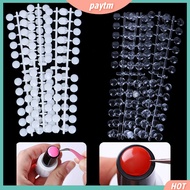 [PTM] 1 Set Nail Color Cards Exquisite Nail Decor Plastic Women Nail Swatches Sticks Display Tips for Nail Polish Bottle Cap
