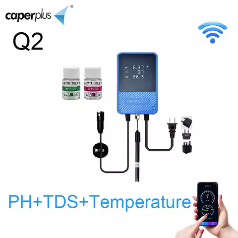 Caperplus Q2 PH TDS Temperature WIFI Monitor Detector Digital Fish Tanks Aquarium Water Quality Chec