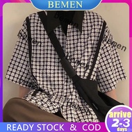 Short-sleeved shirts, men's scotch shirts, M -3XL