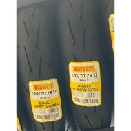Pirelli Diablo Rosso IV Corsa 120/70ZR17+180/60ZR17 Pair Tahun 2025