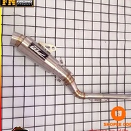 Exhaust GL Open PNP EX5/LAGENDA FI 115/W110/WAVE110/KRISS110/SRL115FI/WAVE125/SYM110/EGO S/LC135/Y15