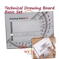 < Size A3 Technical Drawing Board > Basic Set for Architectural Engineering Interior Design Drafting