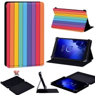 New Tablet Case for Alcatel 1T 10"/Alcatel 1T 7"/3T 10"/3T 8" Cover Universal Pu Leather Stand Adjus