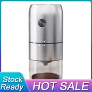 【JJL】-Portable Electric Burr Coffee Grinder Small Electric Rechargeable Mini Coffee Grinder with Mul